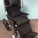 Longer patient sitting times require more robust wheelchair cushion systems. This reclining geri-chair features welded cushions from Alpha Tekniko.